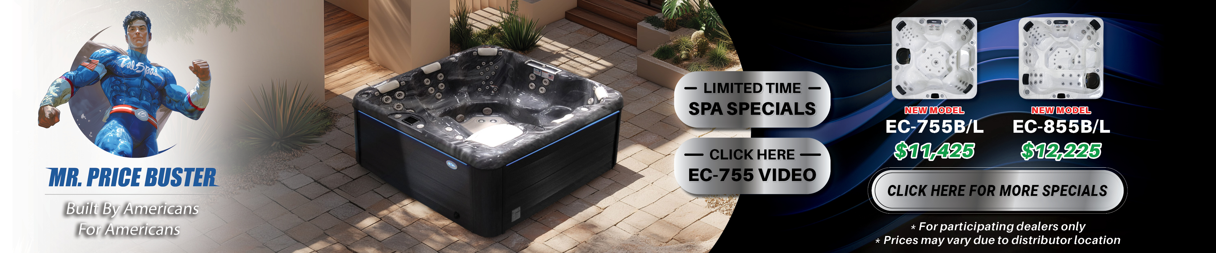 Calspas hot tub being used in a family setting - Bullheadcity